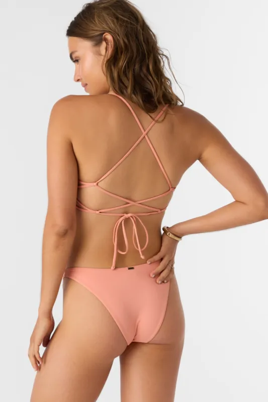 Saltwater Solids Flamenco High Cut Cheeky Bottoms sold by O'Neill