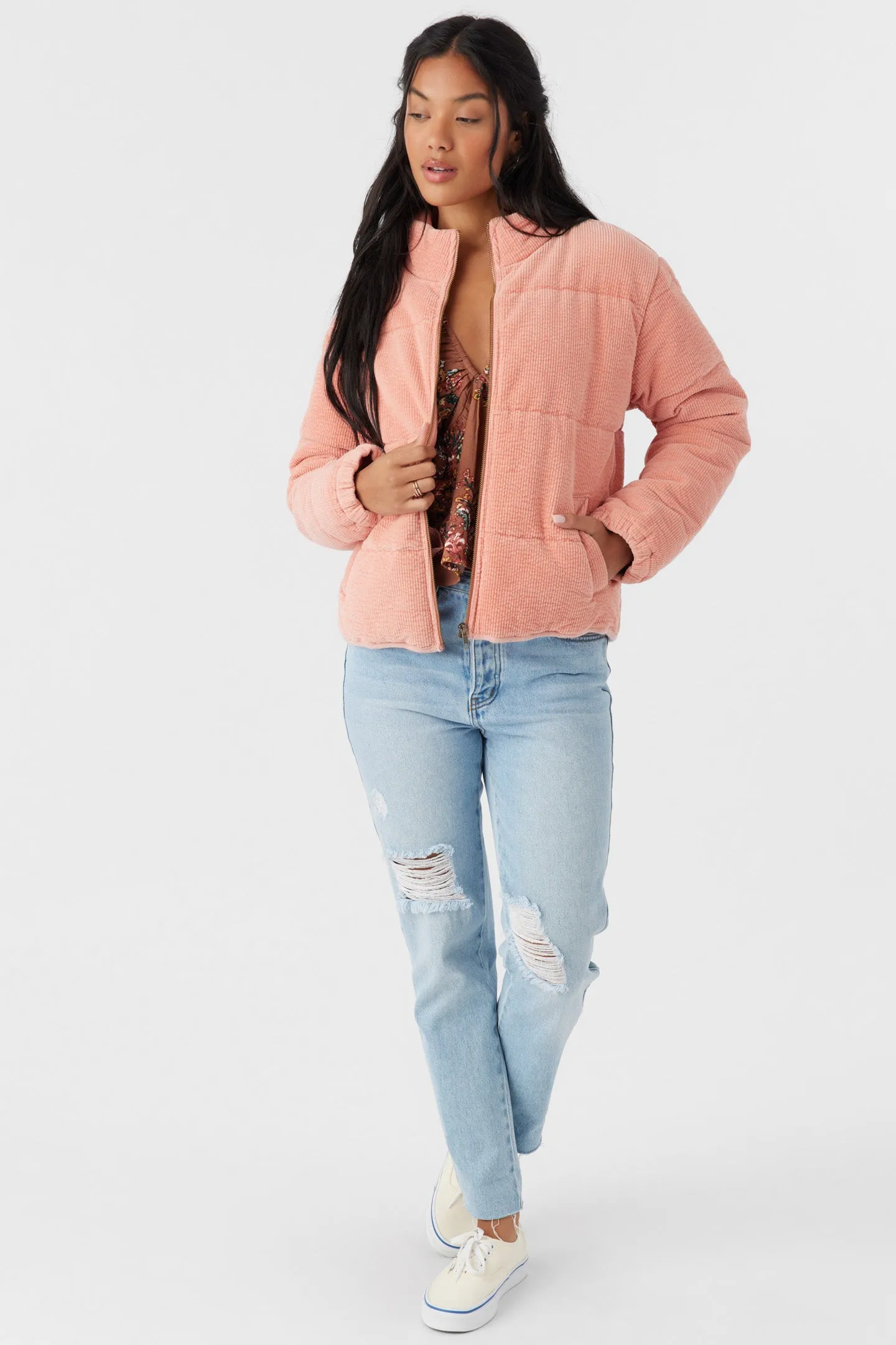 NOVAH CORDUROY QUILTED ZIP JACKET sold by O'Neill product image thumbnail 3