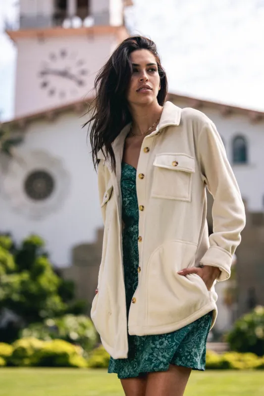 Collins Oversized Superfleece Shacket sold by O'Neill