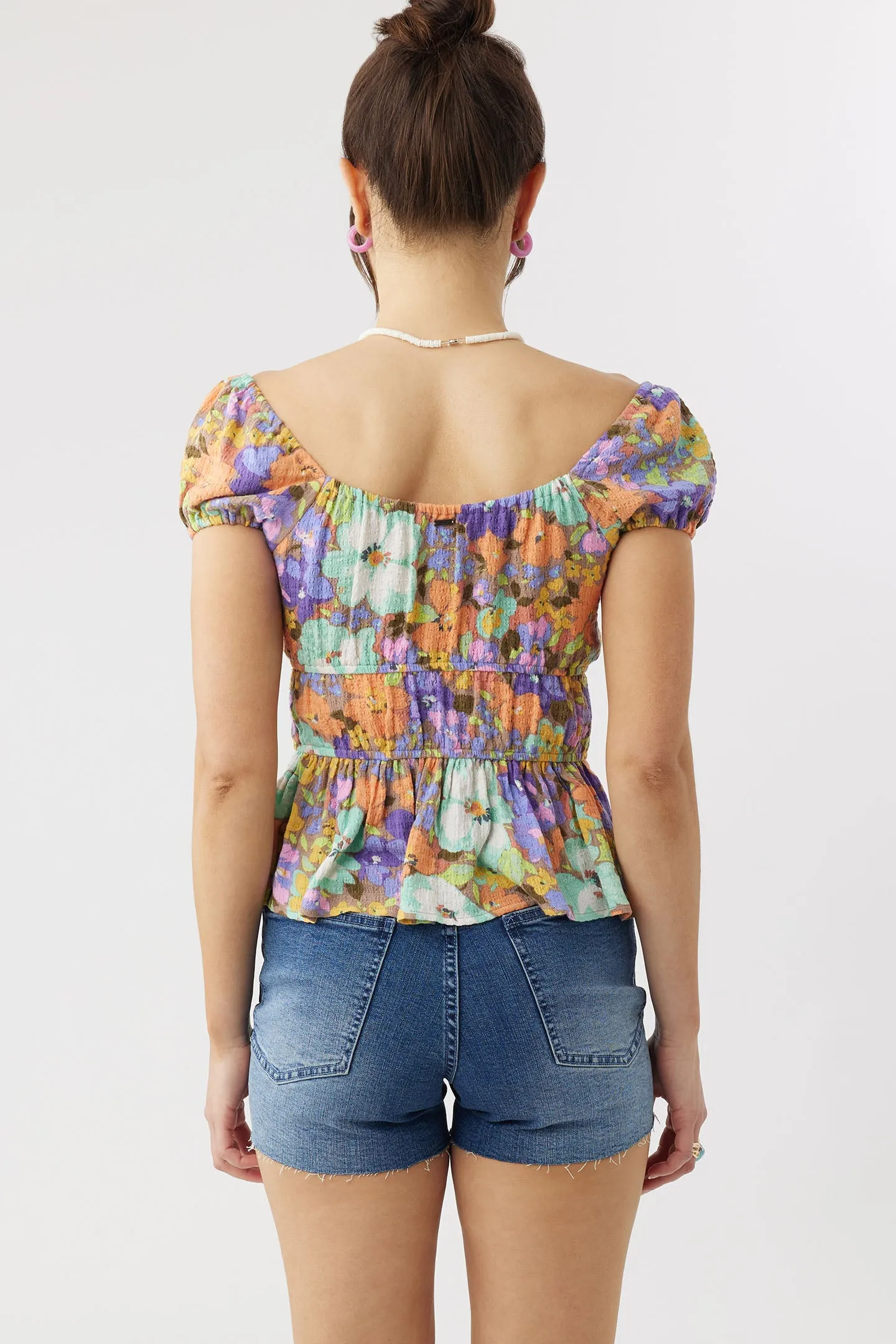 RAJA MULTI FLORAL TOP sold by O'Neill product image thumbnail 4