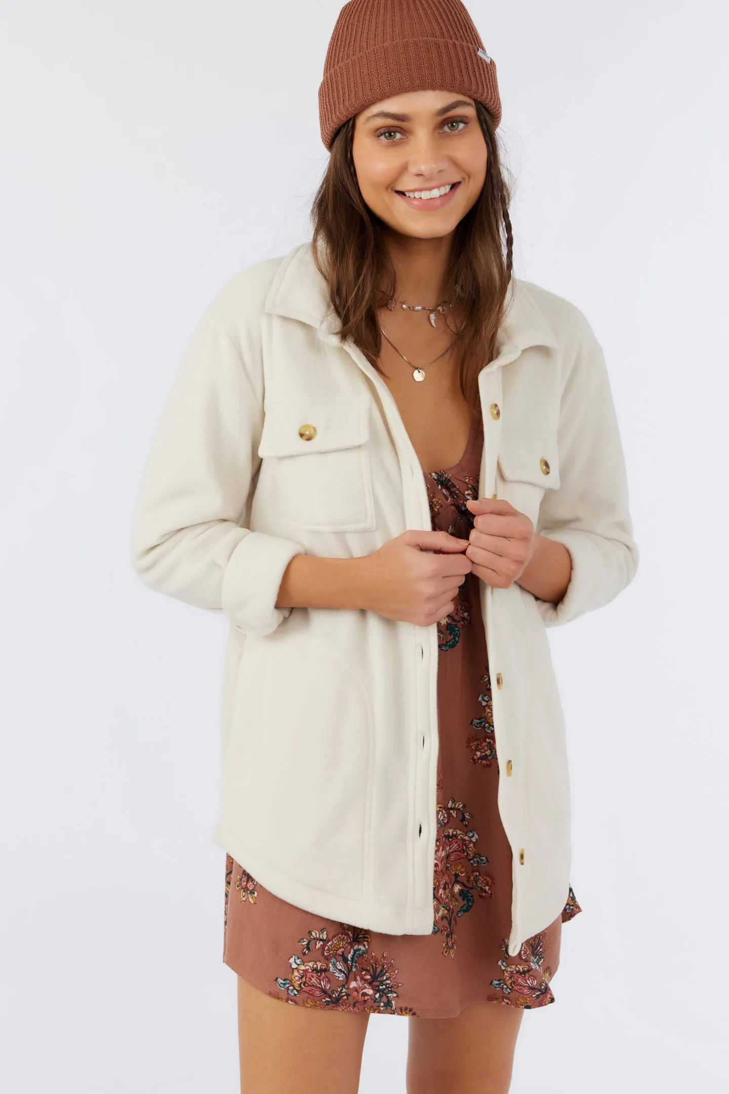 Collins Oversized Superfleece Shacket sold by O'Neill product image thumbnail 2