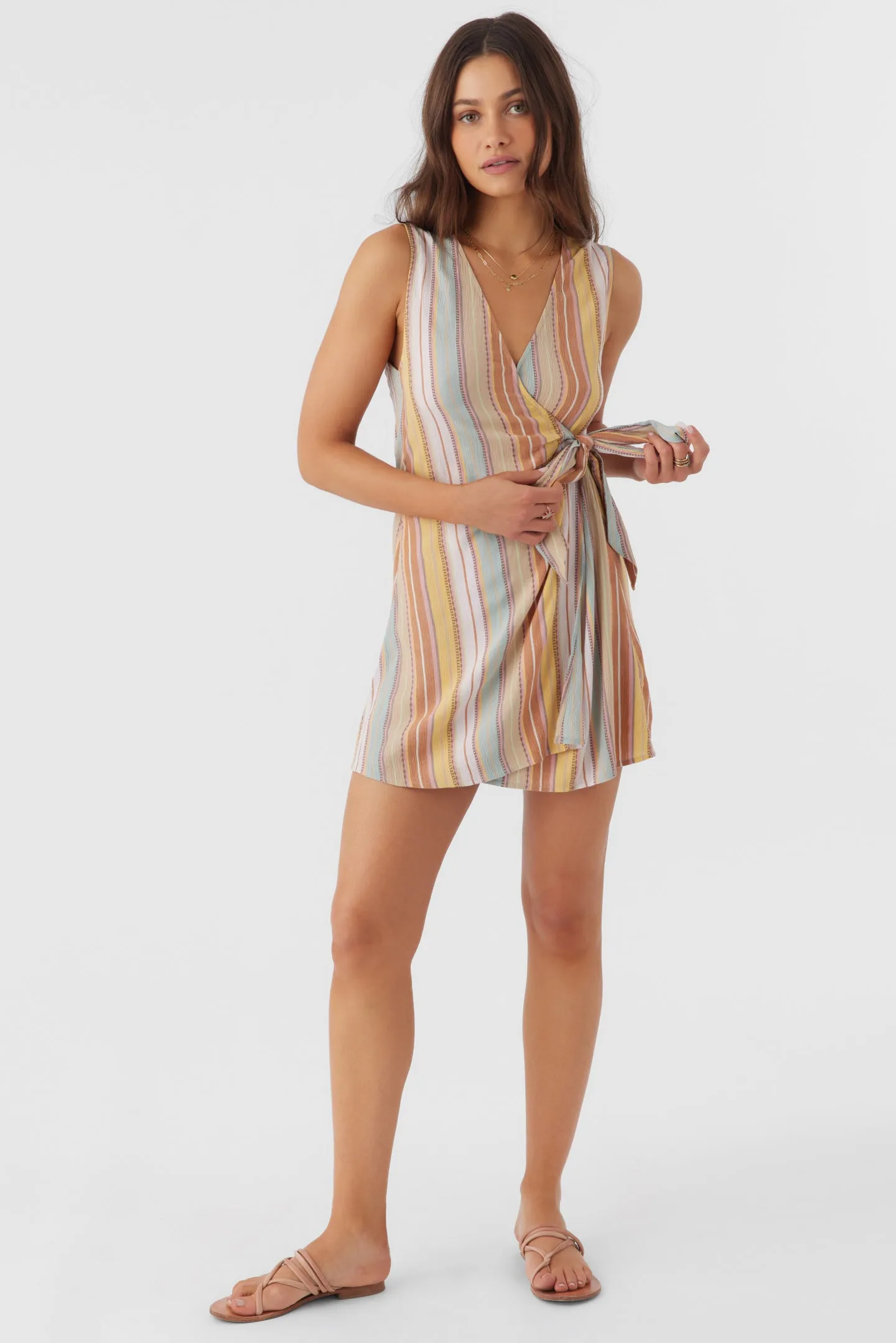 MAIZIE STRIPE WRAP MINI DRESS sold by O'Neill product image thumbnail 3