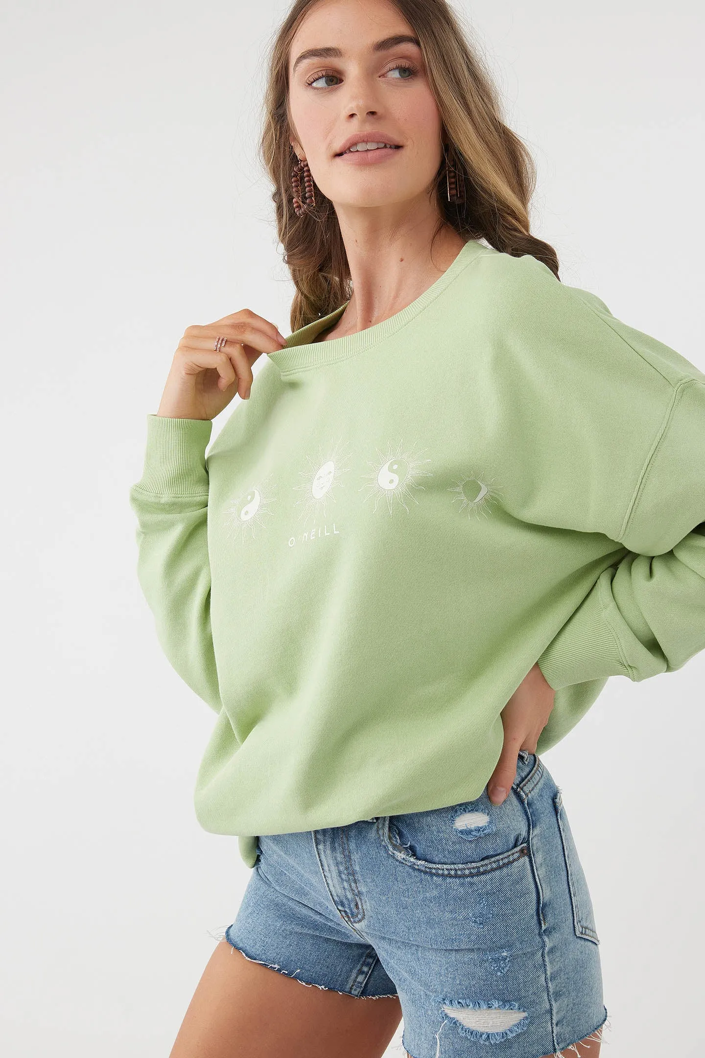 CHOICE CREWNECK OVERSIZED-FIT FLEECE PULLOVER sold by O'Neill product image thumbnail 4