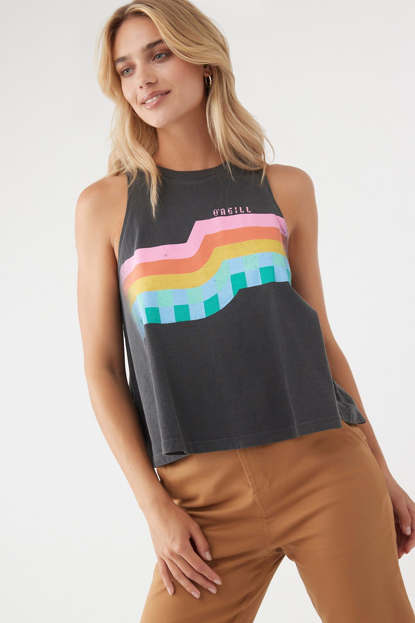 CHECK YA LATER TANK sold by O'Neill product image thumbnail 6