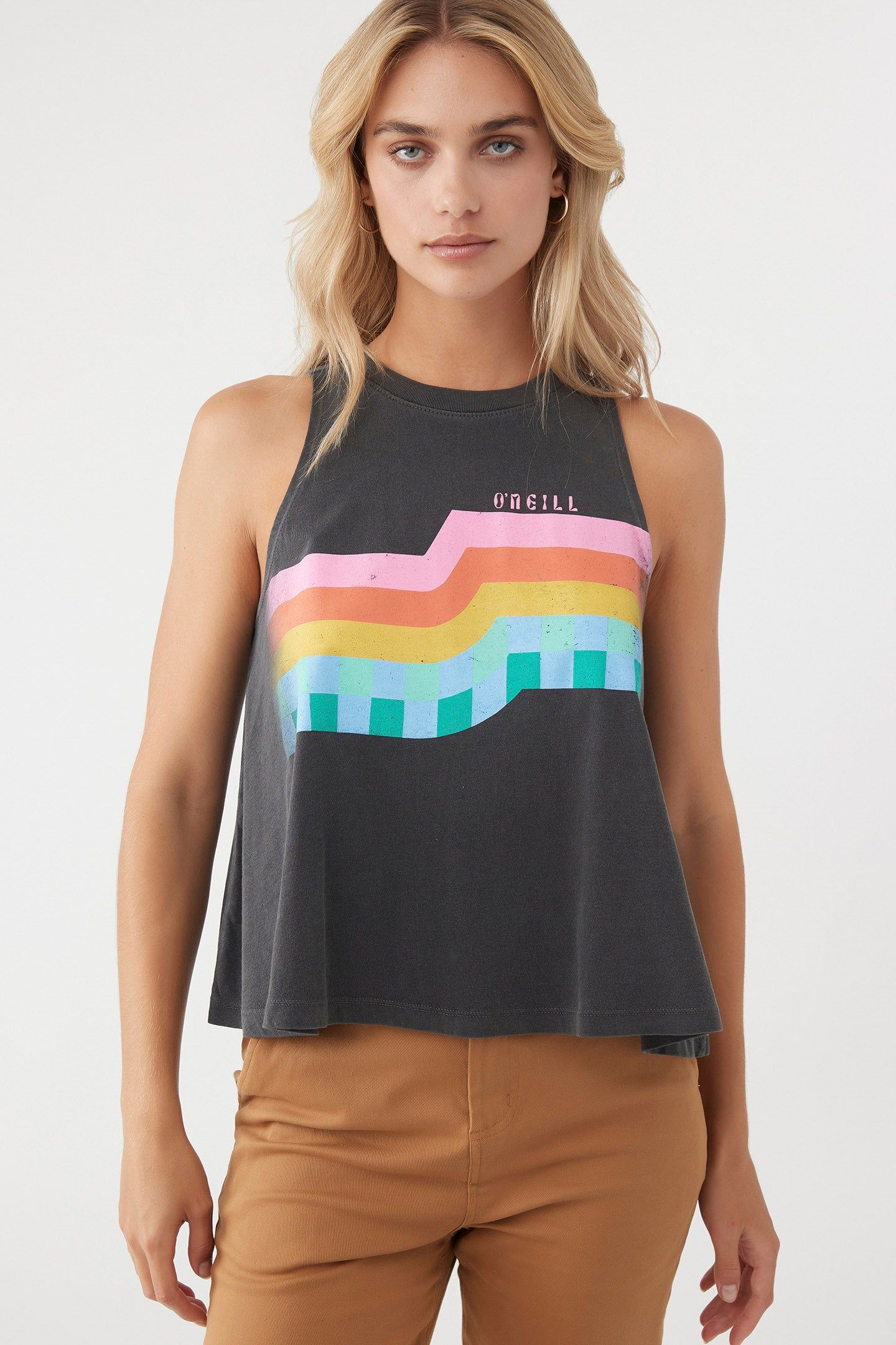 CHECK YA LATER TANK sold by O'Neill product image thumbnail 4