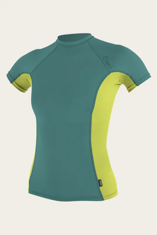 WOMEN'S SIDE PRINT S/S RASH GUARD sold by O'Neill