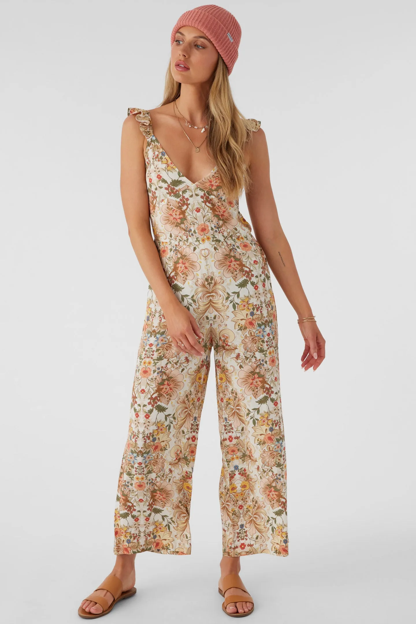 MONYCA SOFIA FLORAL FLUTTER TANK JUMPSUIT sold by O'Neill