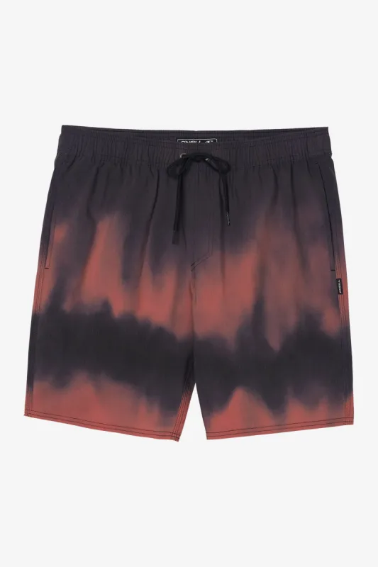 STOCKTON PRINT ELASTIC WAIST 18" HYBRID SHORTS sold by O'Neill