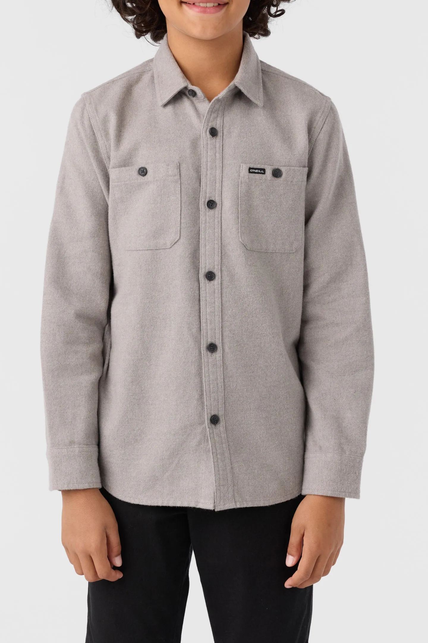 BOY'S BREAKWATER SOLID FLANNEL SHIRT sold by O'Neill product image thumbnail 2