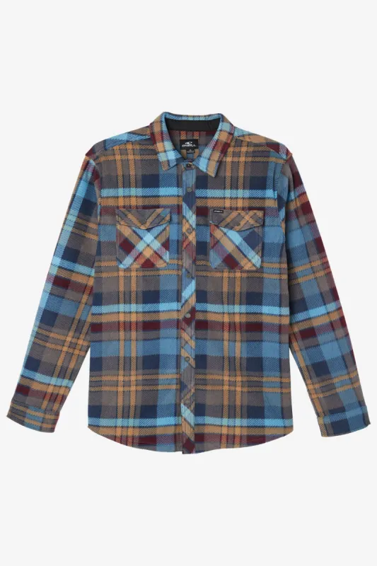GLACIER PLAID SUPERFLEECE SHIRT sold by O'Neill
