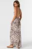 ANNALISA PALMER PRINT HALTER MAXI DRESS sold by O'Neill