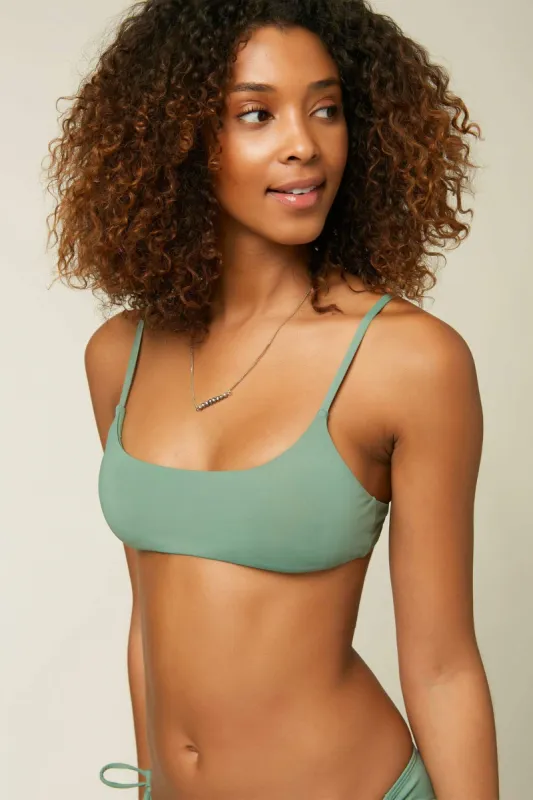 SURFSIDE SALTWATER SOLIDS BRALETTE TOP sold by O'Neill