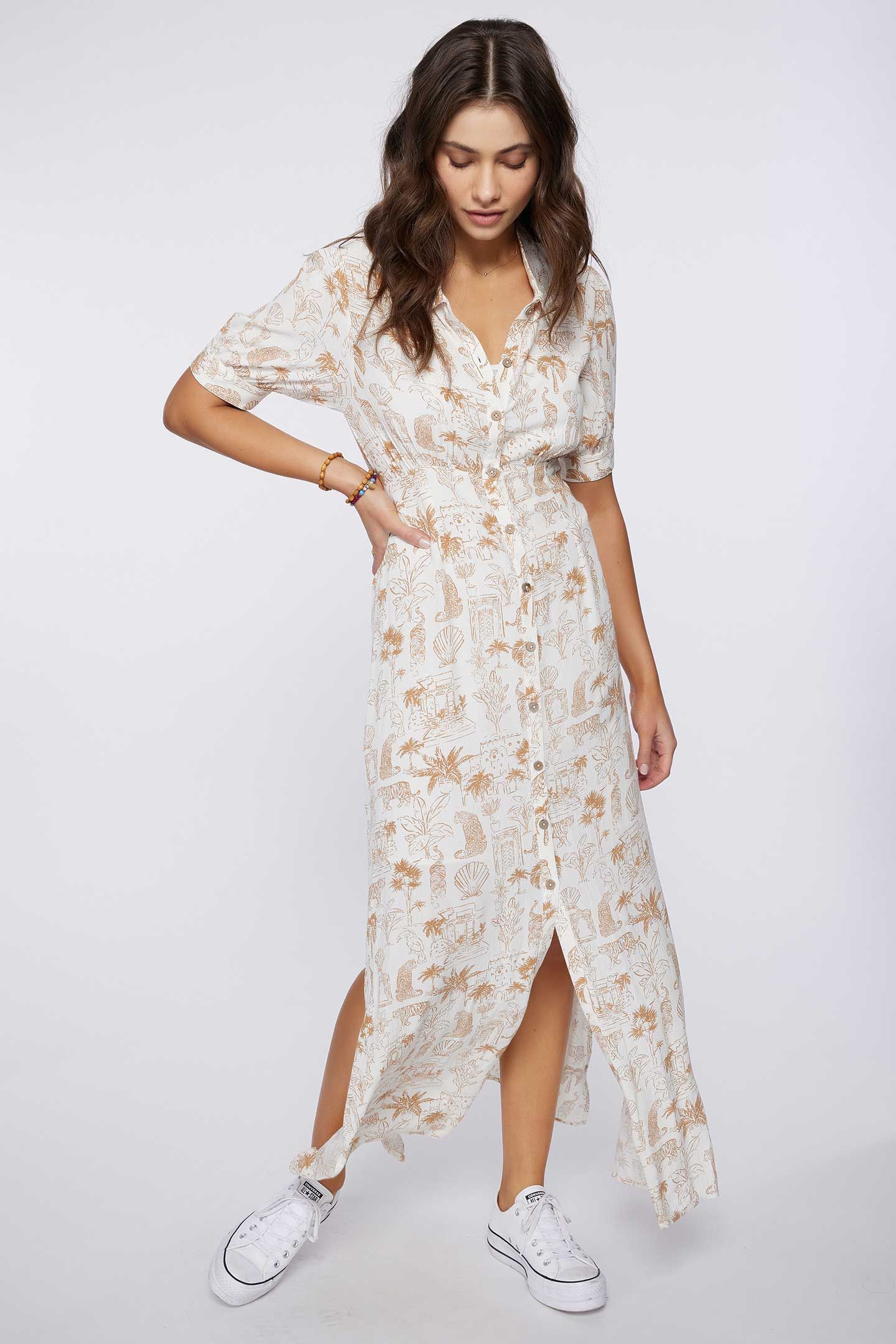 WAILEA BUTTON FRONT MAXI DRESS sold by O'Neill product image thumbnail 2