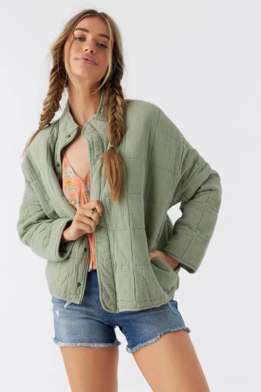 MABELINE QUILTED JACKET sold by O'Neill