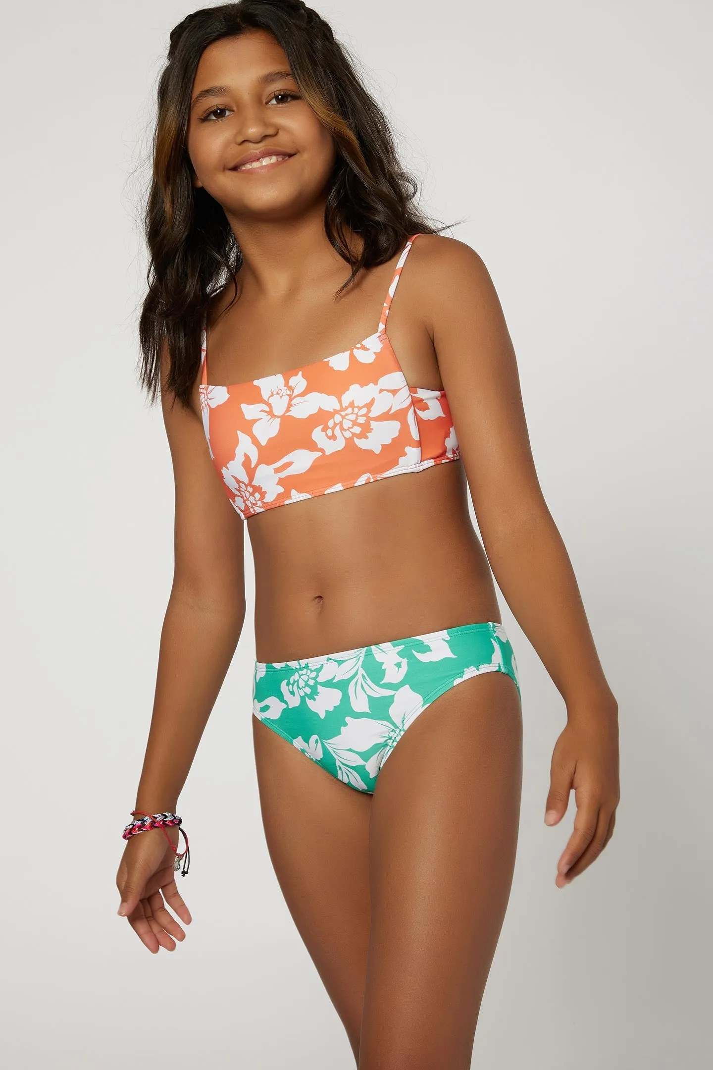 GIRL'S OASIS SQUARE NECK BRALETTE SWIM SET sold by O'Neill