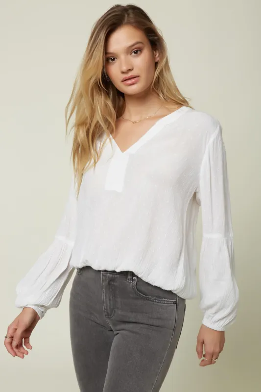 LINETTA LONG SLEEVE TOP sold by O'Neill