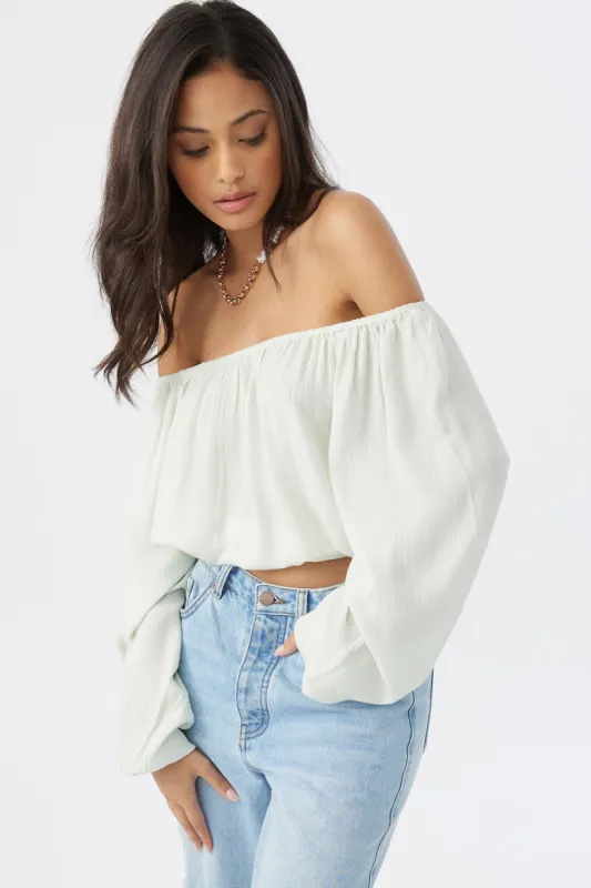 MALLIE SOLID LONG SLEEVE TOP sold by O'Neill