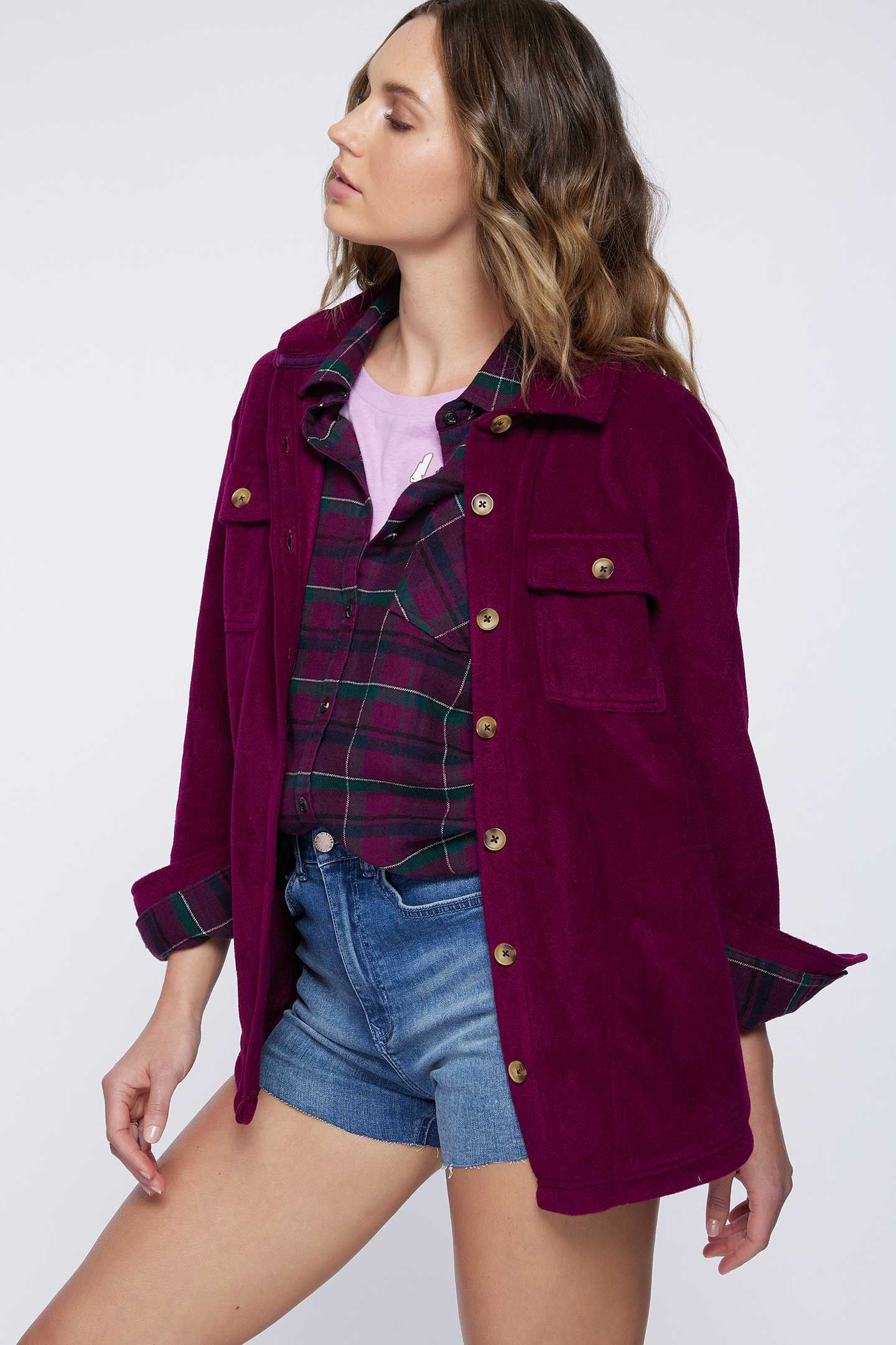 COLLINS SOLID SUPERFLEECE SHIRT JACKET sold by O'Neill product image thumbnail 7