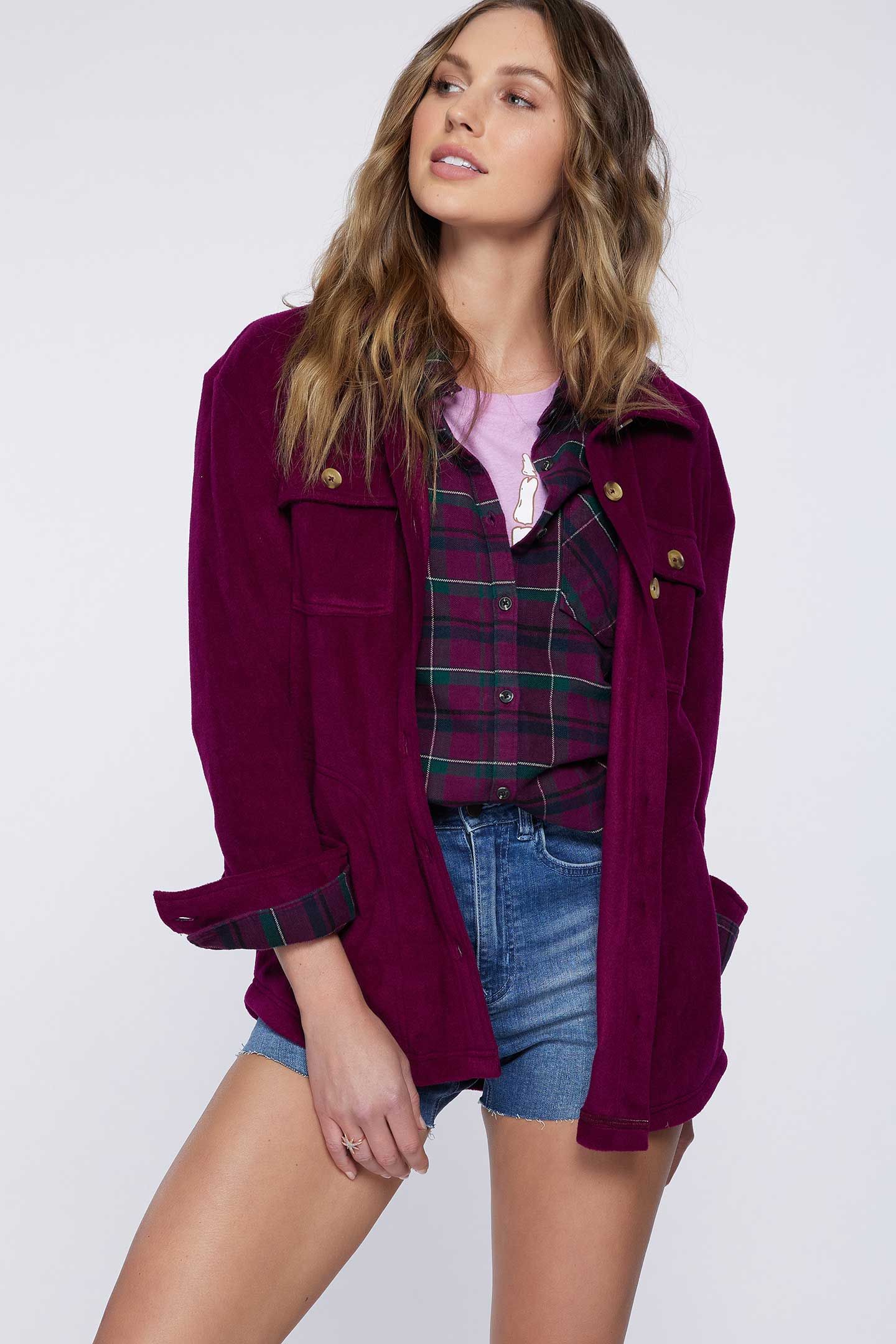 COLLINS SOLID SUPERFLEECE SHIRT JACKET sold by O'Neill product image thumbnail 9