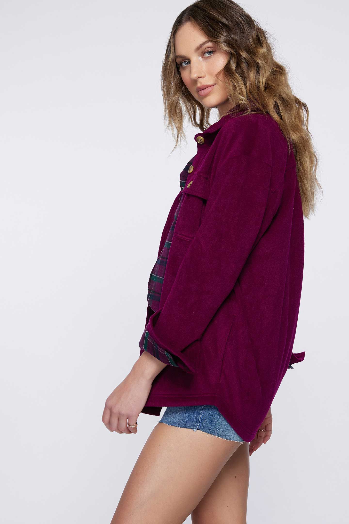 COLLINS SOLID SUPERFLEECE SHIRT JACKET sold by O'Neill product image thumbnail 6