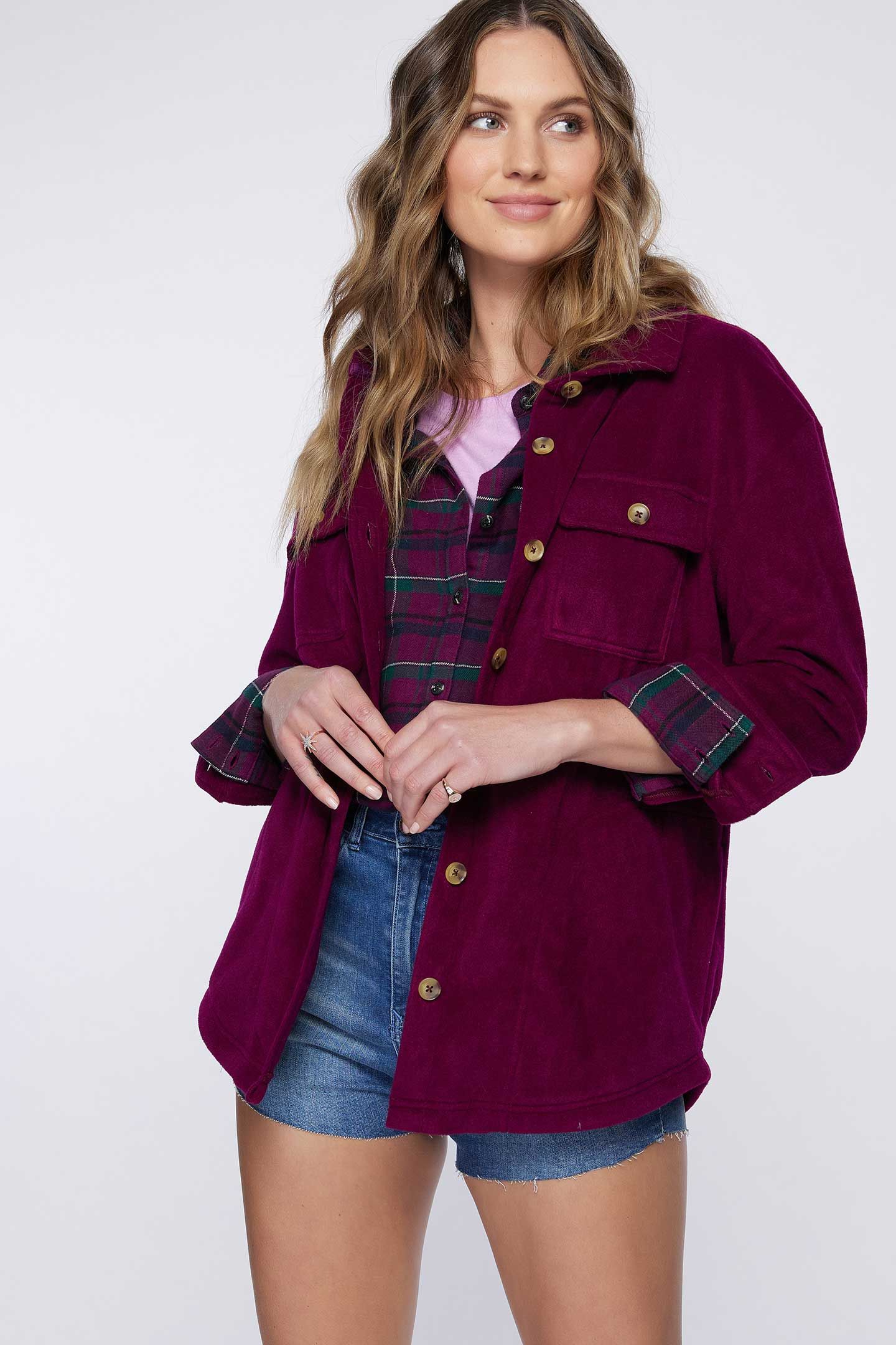 COLLINS SOLID SUPERFLEECE SHIRT JACKET sold by O'Neill product image thumbnail 3