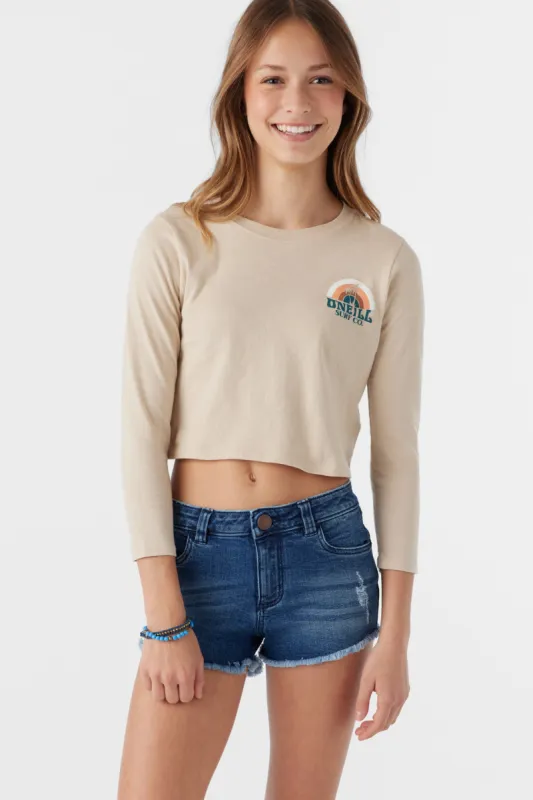 GIRL'S SHORELINER LONG SLEEVE TEE sold by O'Neill