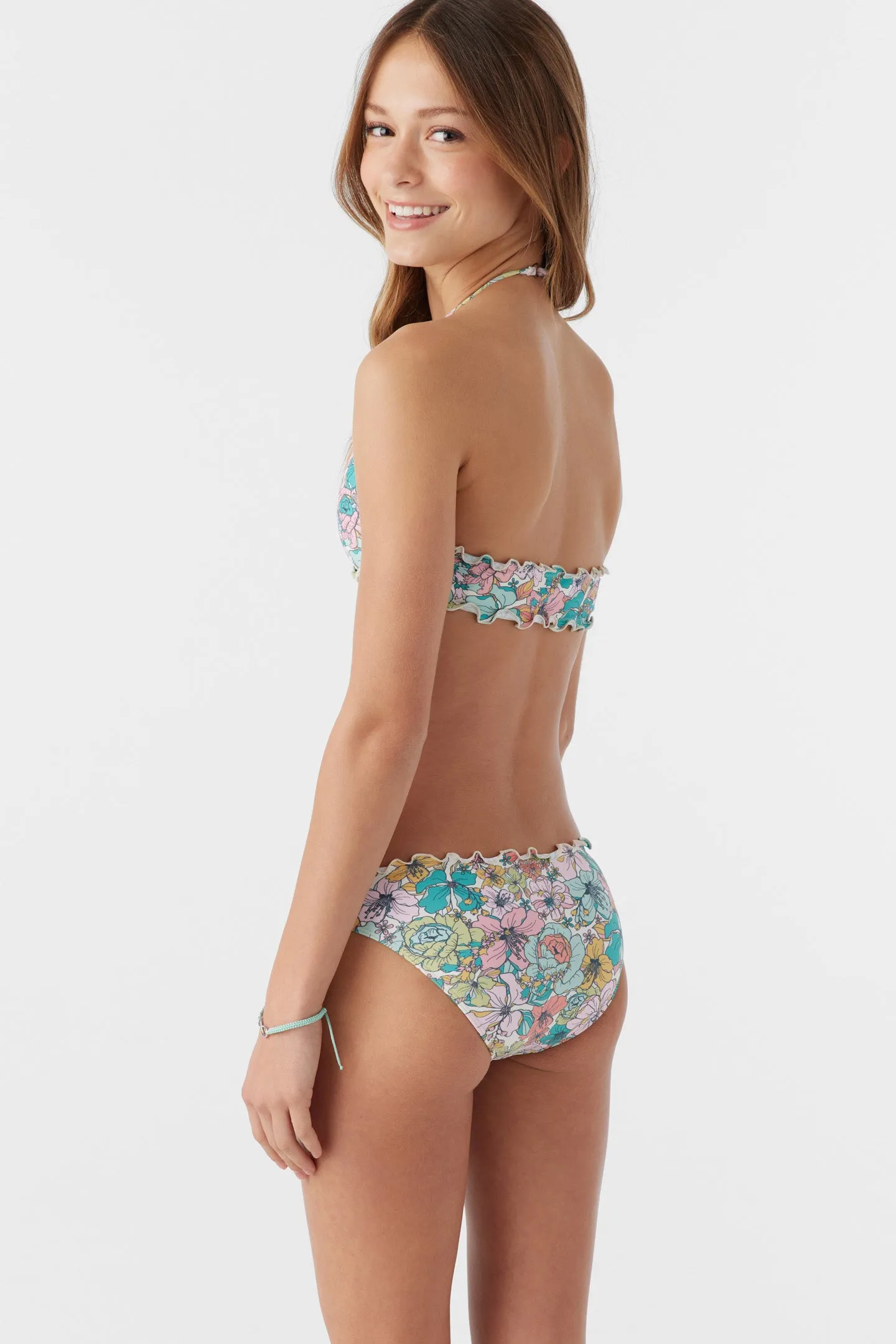 GIRL'S JANIS FLORAL RUFFLE EDGE HIGH NECK SET sold by O'Neill product image thumbnail 2