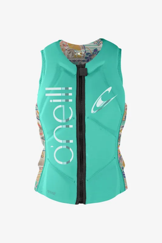 WOMEN'S SLASHER COMP FRONT ZIP VEST sold by O'Neill