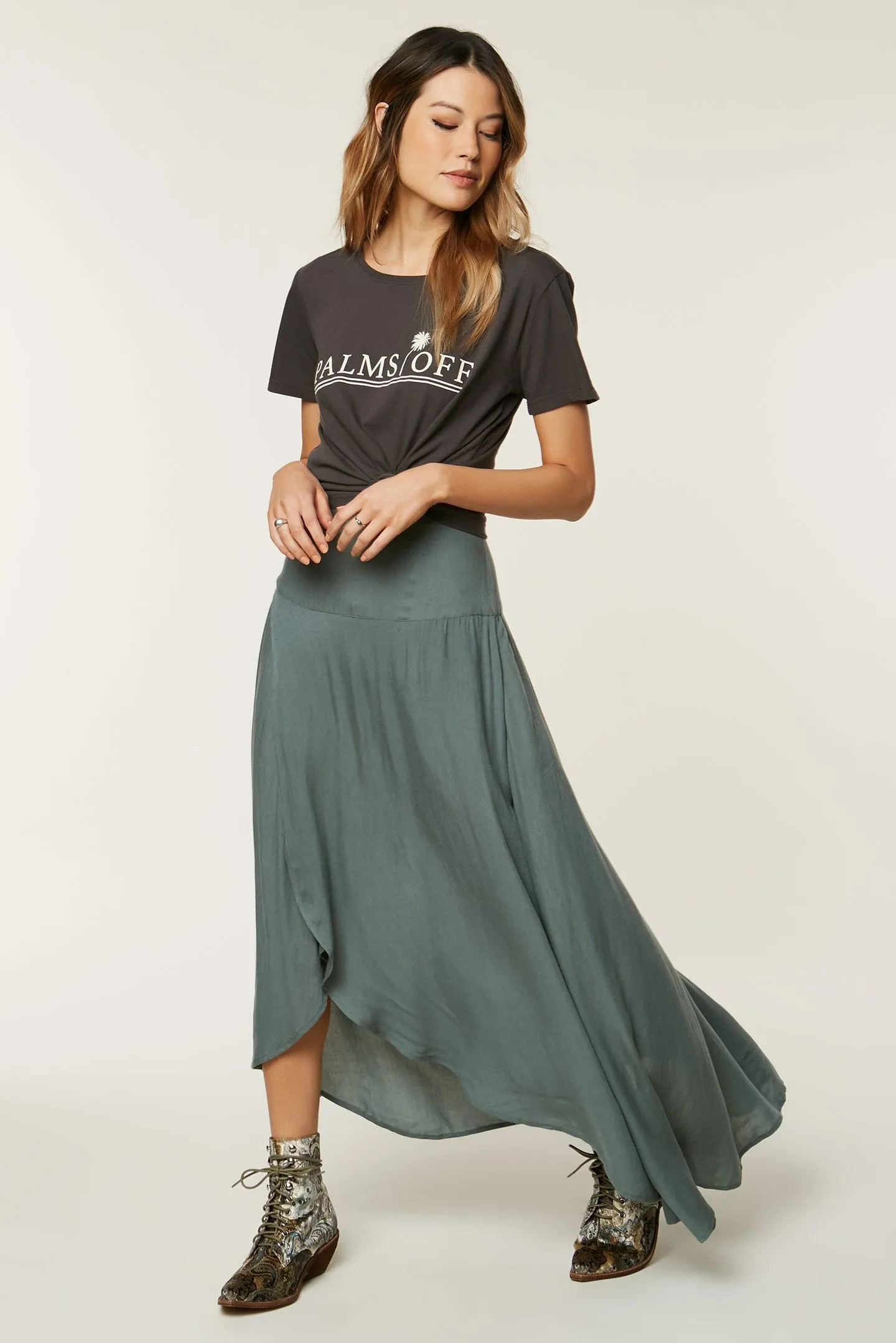 AMBROSIO HIGH-LOW MAXI SKIRT sold by O'Neill product image thumbnail 5