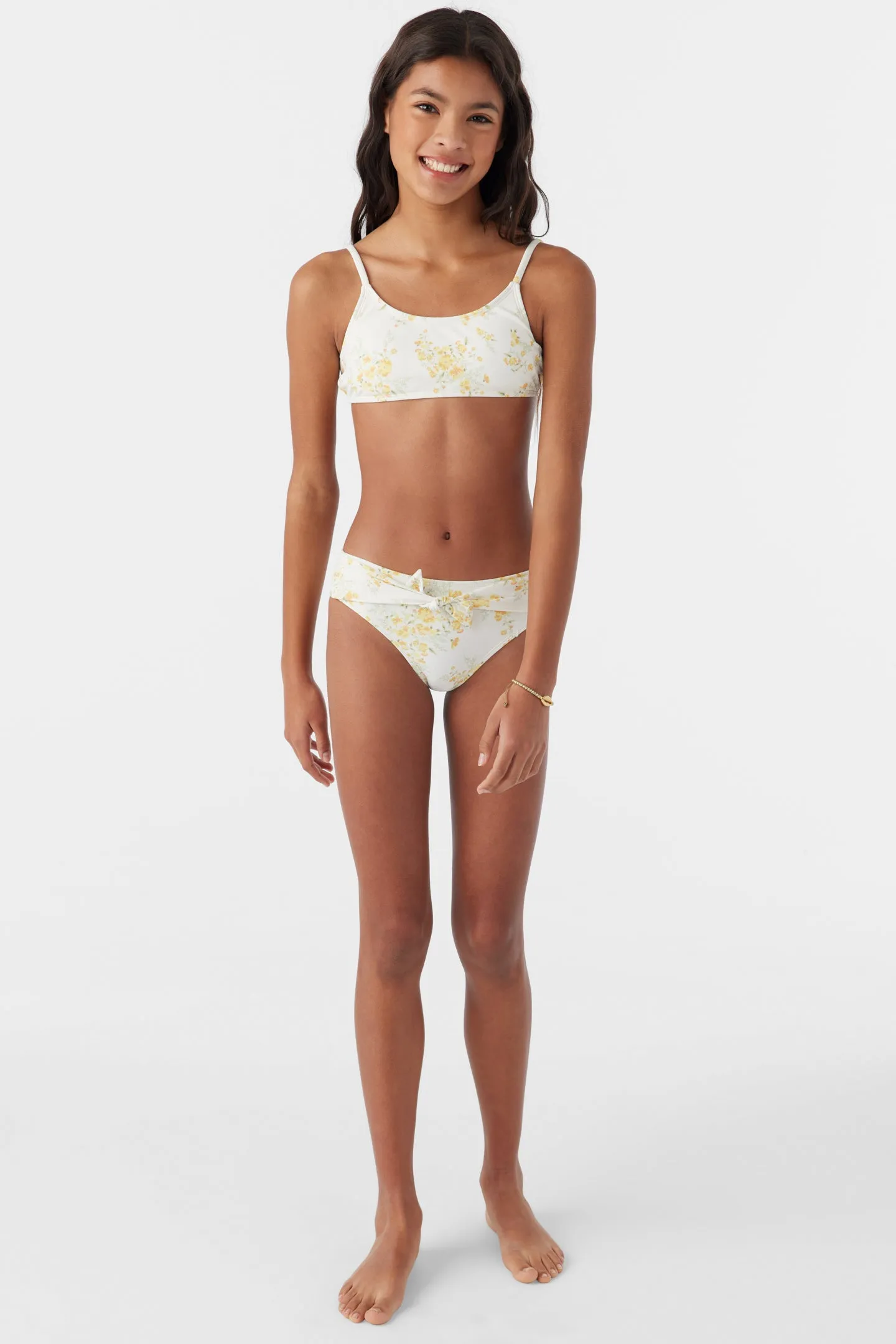 GIRL'S TATIANNA FLORAL TIE BACK BRALETTE SWIM SET sold by O'Neill product image thumbnail 3