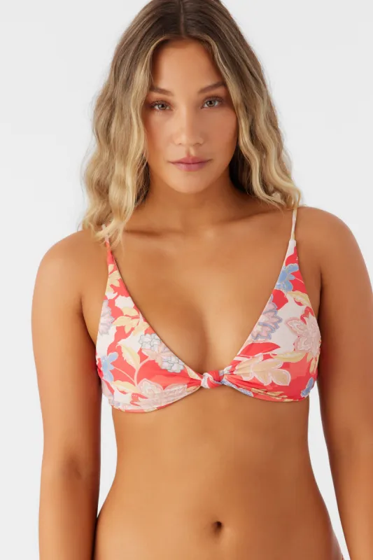 ANTALYA FLORAL PISMO TALL TRI BRALETTE TOP sold by O'Neill