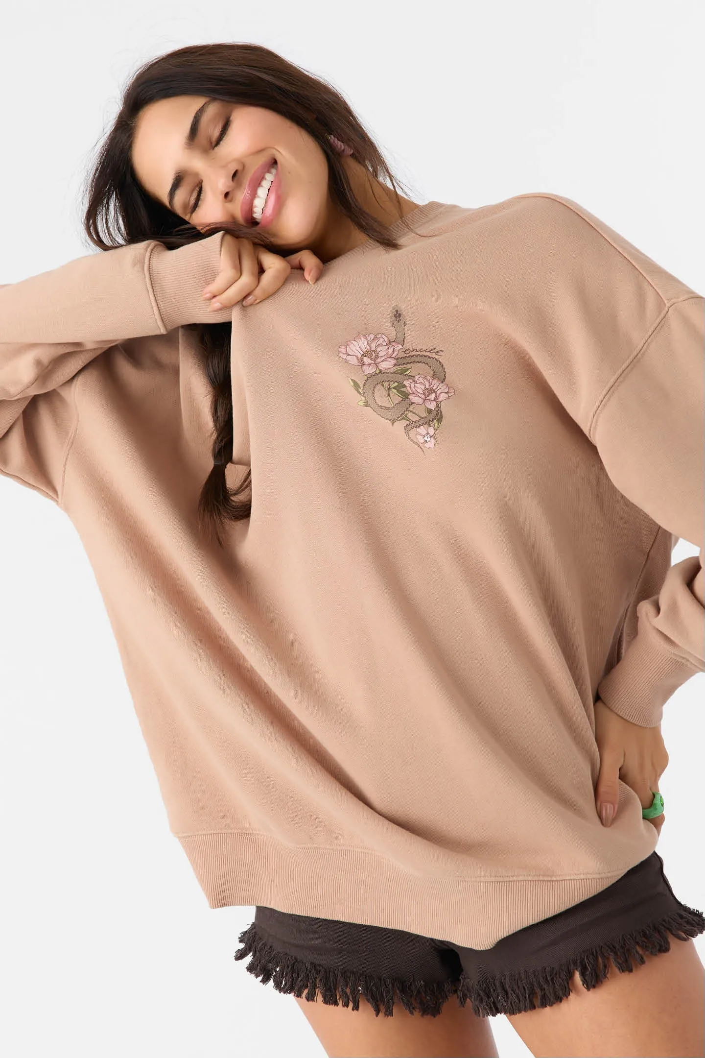 CHOICE CREWNECK OVERSIZED-FIT FLEECE PULLOVER sold by O'Neill product image thumbnail 5