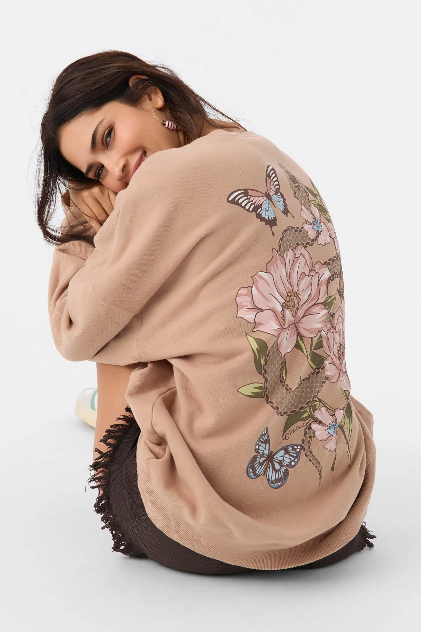 CHOICE CREWNECK OVERSIZED-FIT FLEECE PULLOVER sold by O'Neill product image thumbnail 4