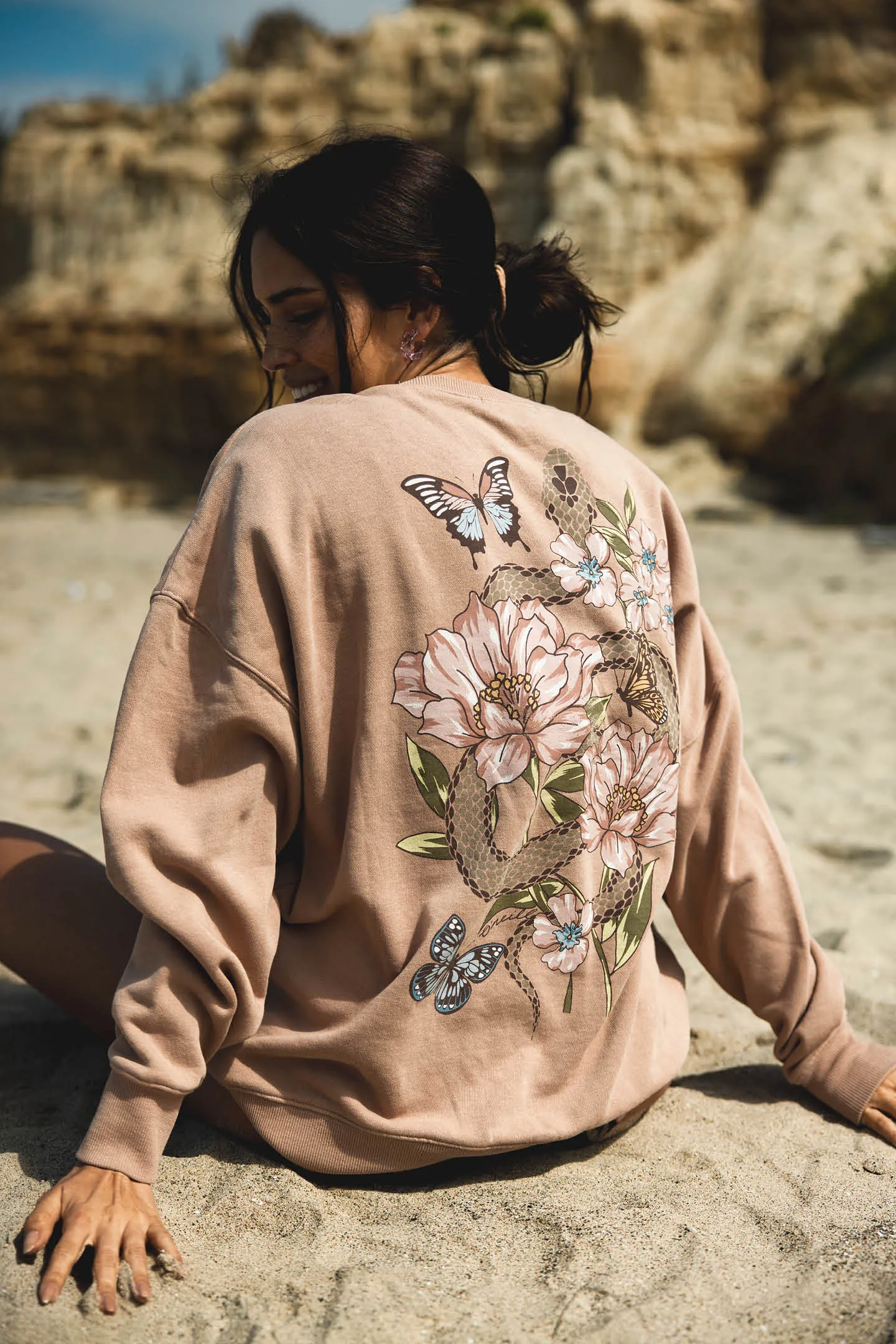 CHOICE CREWNECK OVERSIZED-FIT FLEECE PULLOVER sold by O'Neill