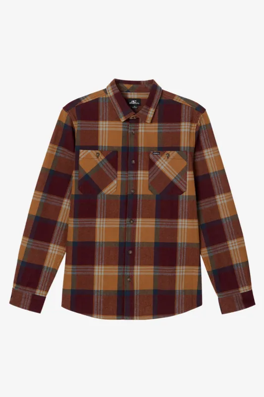 LANDMARKED FLANNEL LONG SLEEVE SHIRT sold by O'Neill
