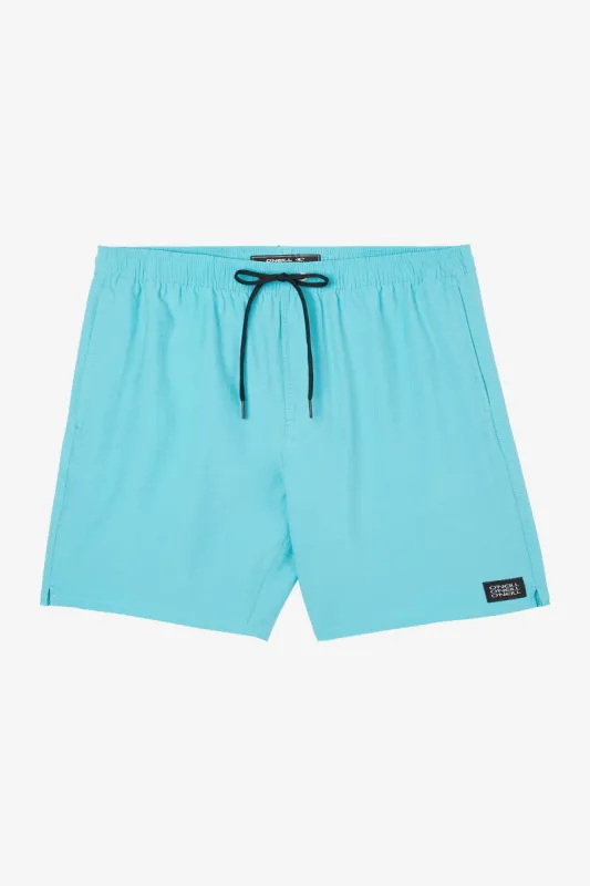HERMOSA SOLID ELASTIC WAIST 17" SWIM TRUNKS sold by O'Neill