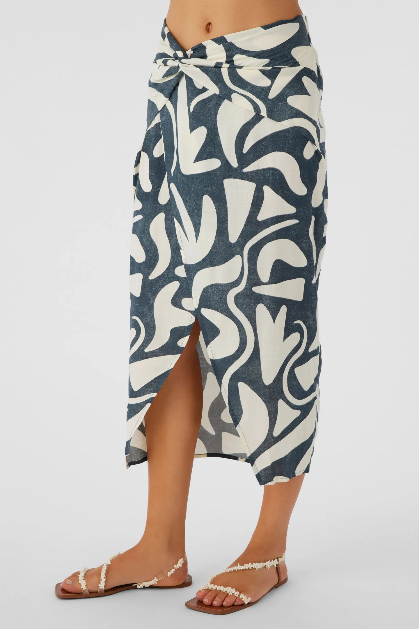 Gretchen Beach Hut Geo Knot Wrap Midi Skirt sold by O'Neill product image thumbnail 5