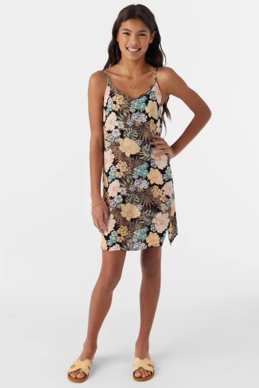 GIRL'S ARYA MCAW TROPICAL DRESS sold by O'Neill