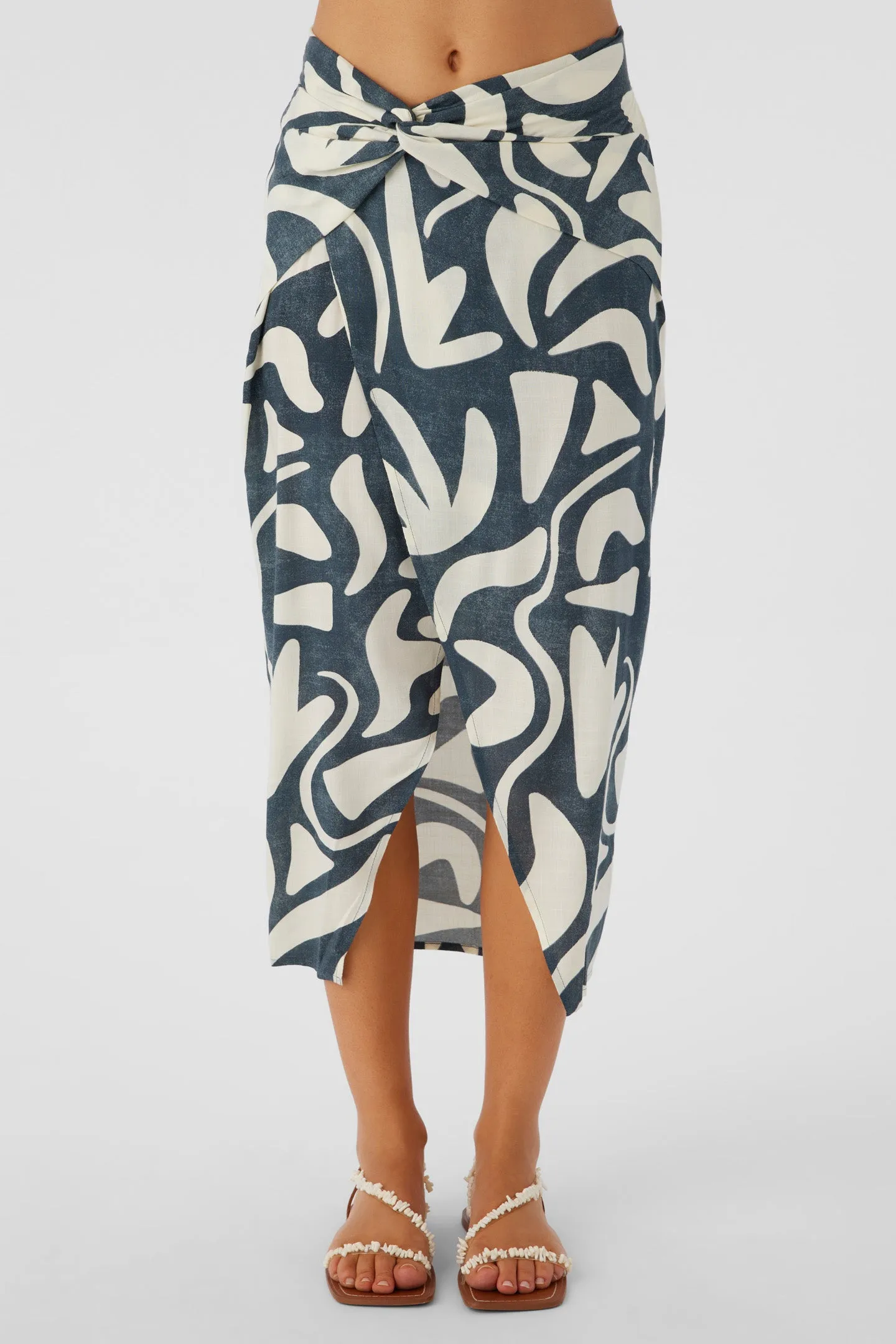 Gretchen Beach Hut Geo Knot Wrap Midi Skirt sold by O'Neill product image thumbnail 4
