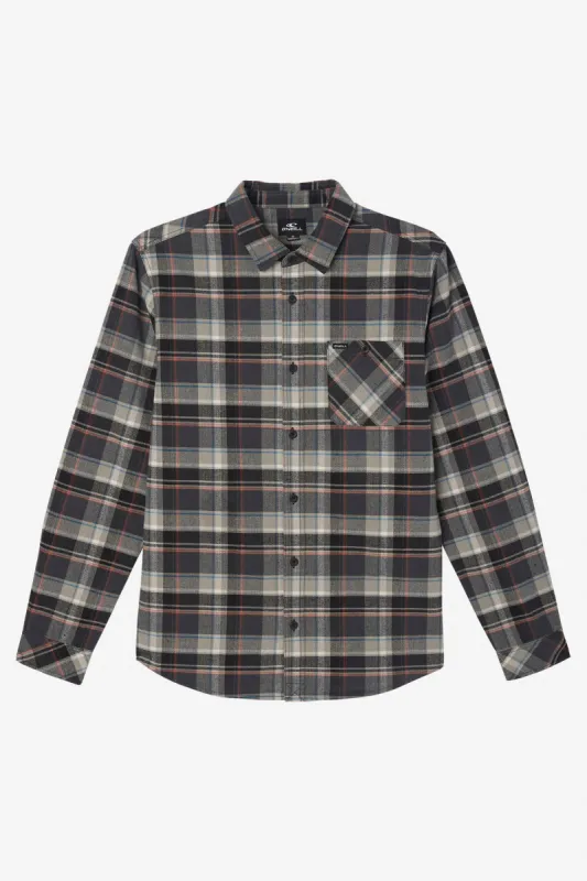 WINSLOW PLAID FLANNEL LONG SLEEVE SHIRT sold by O'Neill