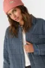 RYA QUILTED OVERSIZED FIT SNAP FRONT JACKET sold by O'Neill
