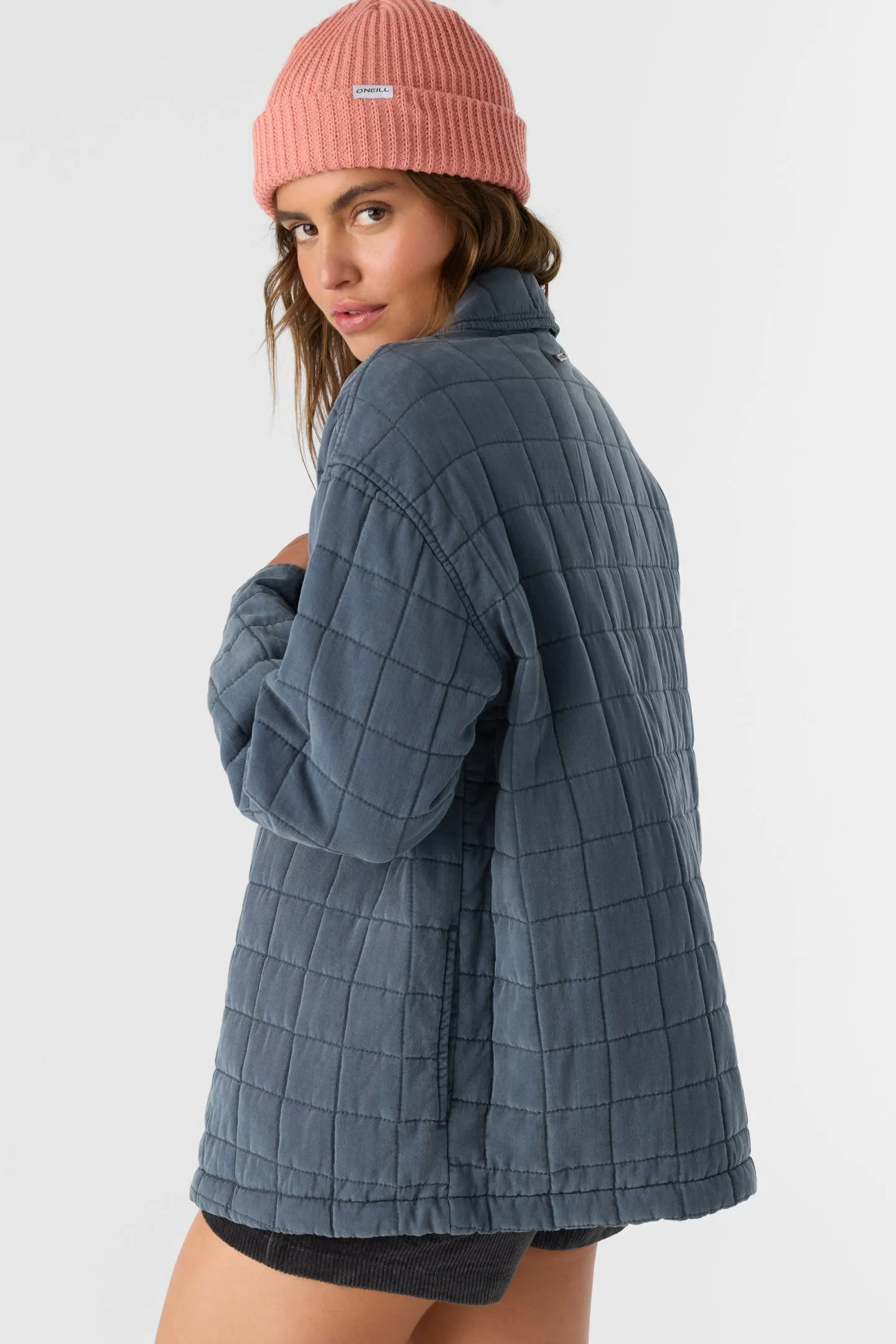 RYA QUILTED OVERSIZED FIT SNAP FRONT JACKET sold by O'Neill product image thumbnail 2