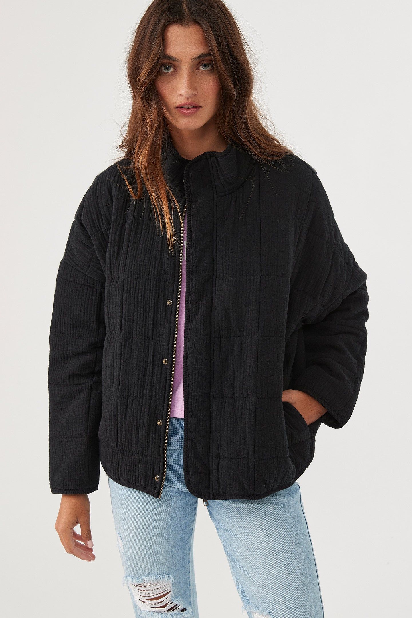 MABELINE QUILTED JACKET sold by O'Neill