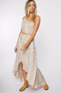 AMBROSIO STRIPE MAXI SKIRT sold by O'Neill