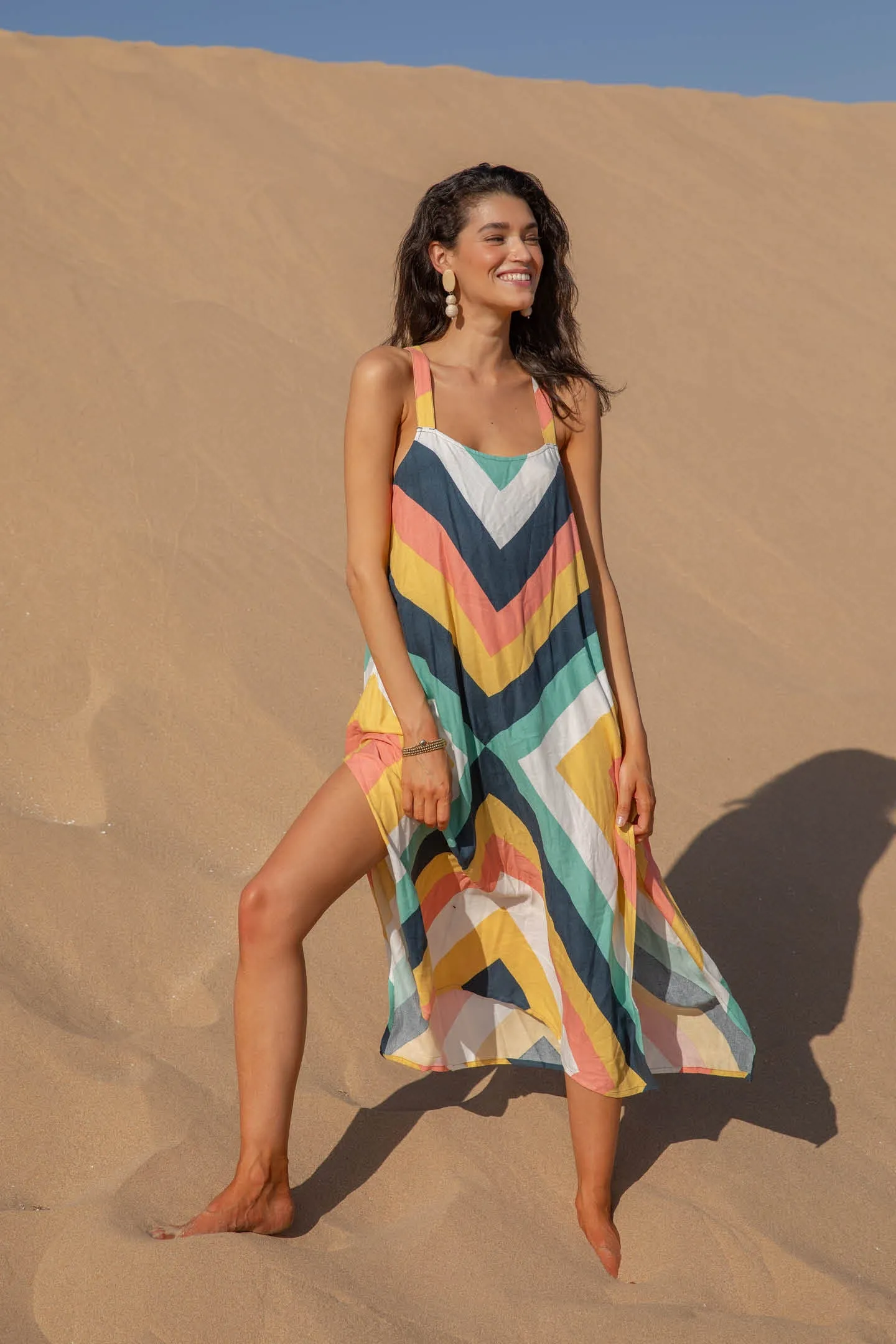 MIRANDA MIDI COVER-UP DRESS sold by O'Neill