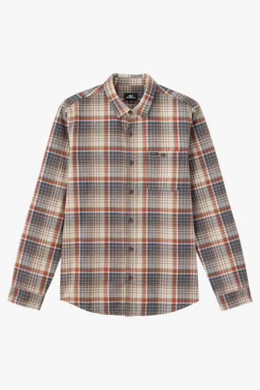 WINSLOW PLAID FLANNEL STANDARD FIT SHIRT sold by O'Neill