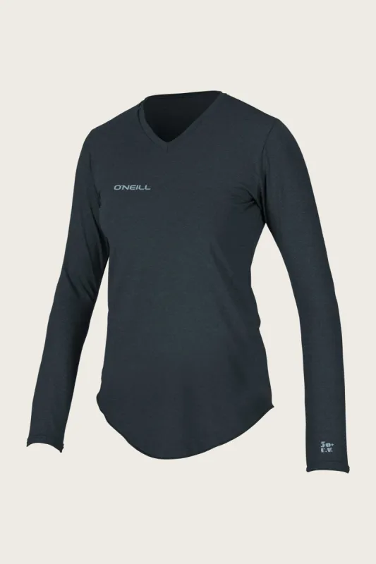 WOMEN'S HYBRID L/S V-NECK SUN SHIRT sold by O'Neill