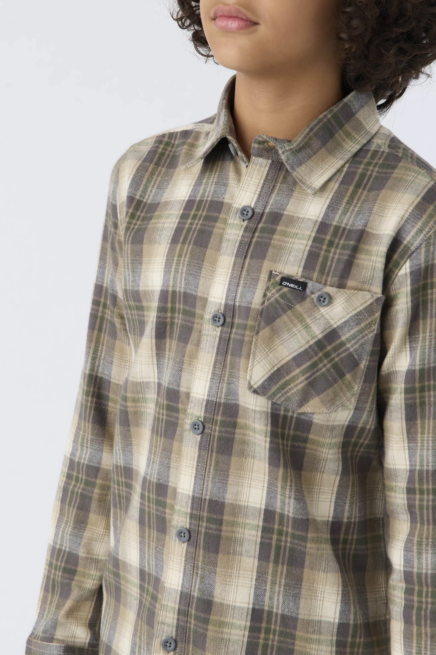 BOY'S REDMOND PLAID STRETCH FLANNEL SHIRT sold by O'Neill product image thumbnail 3