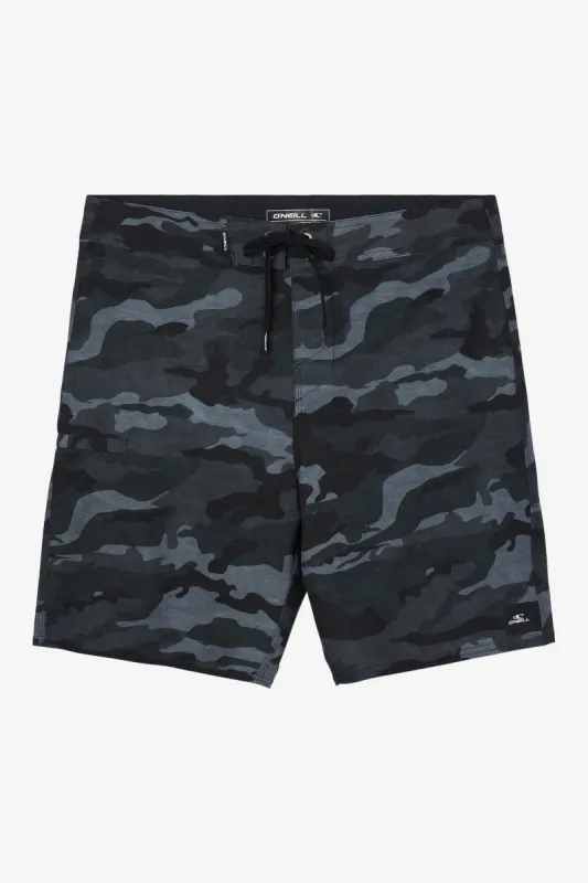 HYPERFREAK HEAT CAMO 19" BOARDSHORTS sold by O'Neill