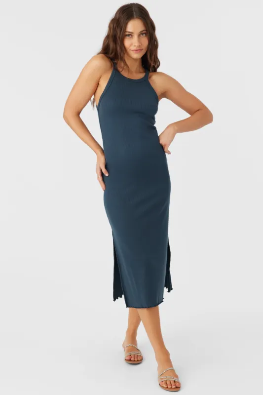ERES RIB KNIT MIDI DRESS sold by O'Neill